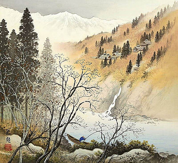 Koukei Kojima, nature, art, drawing HD wallpaper