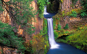 Toketee-Falls, umpqua, douglas, oregon, waterfall, , nature, beauty, toketee, graphy HD wallpaper