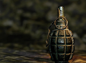 The Last Resort, military, pin, grenade, war HD wallpaper