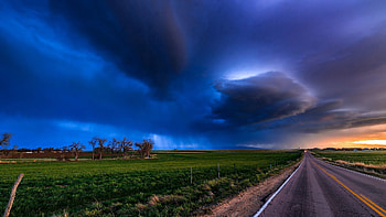 Landscape, Nature, Sky, Road HD wallpaper