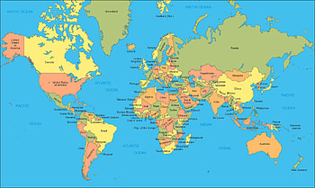 Printable World Map , , PNG, World Atlas HD wallpaper