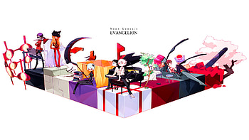Anime, Evangelion: 3 0 You Can (Not) Redo, Asuka Langley Sohryu, Kaworu Nagisa, Misato Katsuragi, Neon Genesis Evangelion, Rei Ayanami, Evangelion HD wallpaper