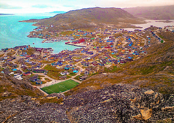 Qaqortoq - Greenland, Arctic, Towns, Greenland, Qaqortoq, Villages HD wallpaper