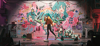 Hatsune Miku Twin Ponytails, hatsune-miku, vocaloid, anime, anime-girl, artist, artwork, digital-art, pixiv HD wallpaper