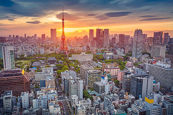 Japan Skyline, , Tokyo city HD wallpaper