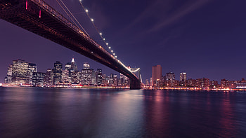 Brooklyn Bridge Cityscape HD wallpaper