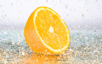 Fruits, Food, Lemons, Drops HD wallpaper