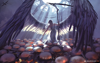 Angel Fantasy Artwork, angel, fantasy, artist, artwork, digital-art, deviantart HD wallpaper