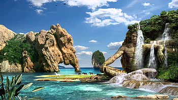Legendary Waterfalls Animated http://www.animated.com/ - YouTube HD wallpaper