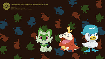 Pokémon Scarlet & Violet : Meet Terflower, Scorbunny, and Quaxly!, video game, Pokémon: Scarlet And Violet HD wallpaper
