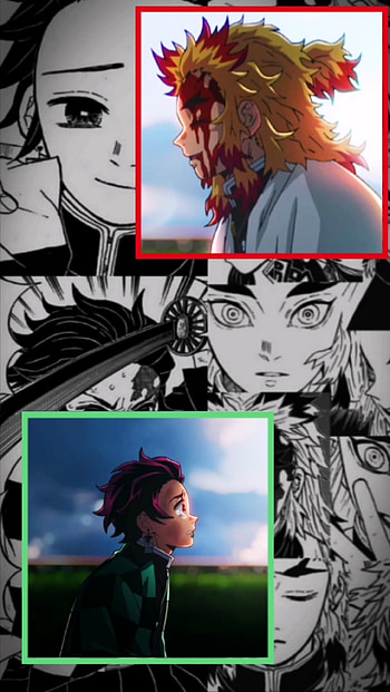 ❤️Sad Rengoku❤️, Kny-Rengoku, Sad-Tanjiro HD phone wallpaper