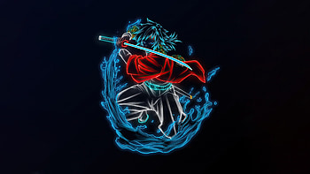 Giyu Tomioka Kimetsu No Yaiba , demon-slayer-kimetsu-no-yaiba, anime, artist, artwork, digital-art HD wallpaper