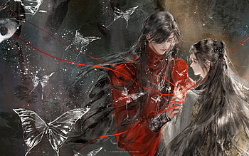 Hua Cheng & Xie Lian, Xie Lian, Hua Cheng, Anime, Tian Guan Ci Fu HD wallpaper