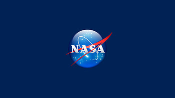 NASA PC, NASA, logo, blue, space HD wallpaper