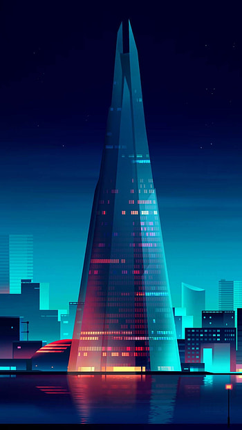 London city, Minimalist style, Xperia XZ HD phone wallpaper
