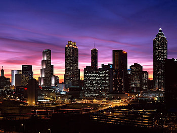 City Lights, Cities, City, Building, Skyscrapers, Evening HD wallpaper