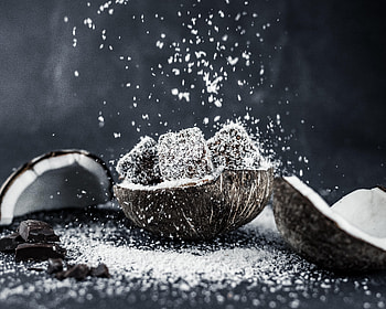 Food, Chocolate, Chip, Coconut, Shavings HD wallpaper