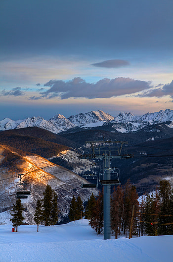 Winter, Nature, Mountains, Snow, Vertex, Tops, Cableway, Cable Car HD phone wallpaper