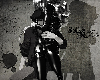 Cowboy Bebop - Spike and Julia, cowboy bebop, bebop, julia, anime, spike, space, space cowboy, cowboy HD wallpaper