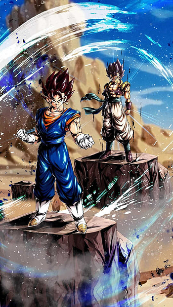 Gogeta , Idle background, Fusion character, Anime art HD phone wallpaper