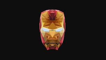 Iron Man Low Poly, iron-man, low-poly, superheroes, behance HD wallpaper