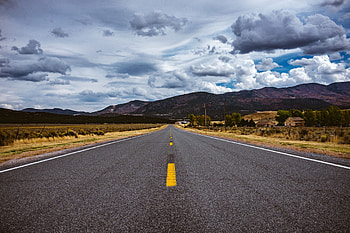Nature, Road, Markup, Distance HD wallpaper