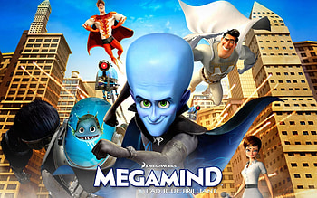 Megamind, Animation, Creative artwork, Bold characters HD wallpaper