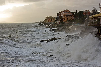 Smashing Wave on Shoreline, smashing, water, ocean, wave HD wallpaper