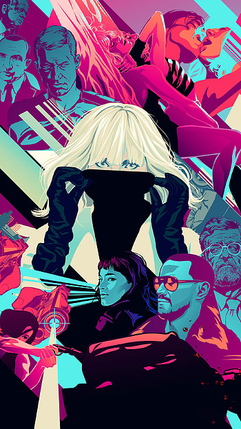Atomic Blonde (2022) movie HD phone wallpaper