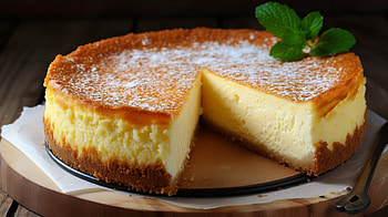 Homemade Cheesecake Delight - AI Art, AI Art, food, cheesecake HD wallpaper