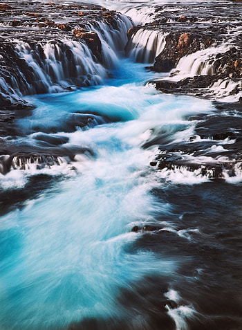 Nature, Water, Rivers, Waterfall, Flow HD phone wallpaper
