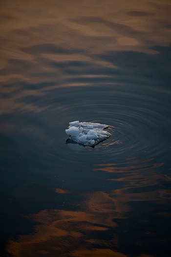 Nature, Water, Ice, Circles, Iceberg HD phone wallpaper