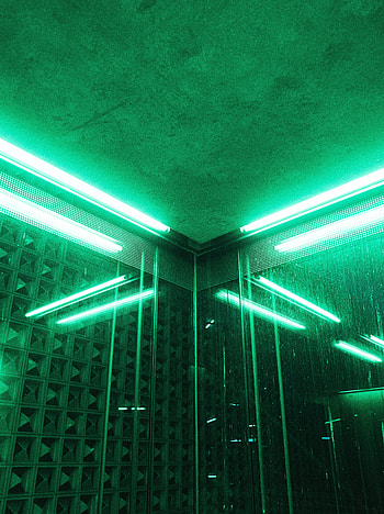 Reflection, Dark, Neon, Lamp, Lamps, Mirrors HD phone wallpaper
