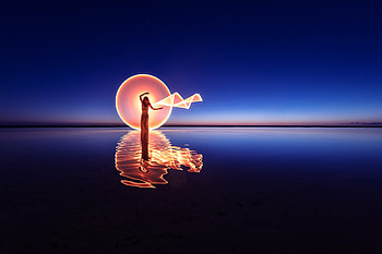 Women Chakra Water Lake Reflection, women, graphy, reflection, lake HD wallpaper