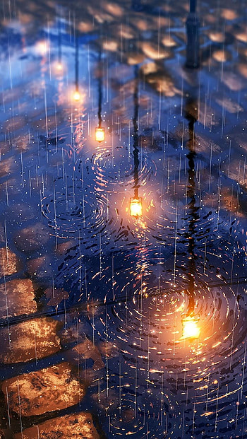 Chuva, Piso, Rain, Van, Pintura, Gogh HD phone wallpaper