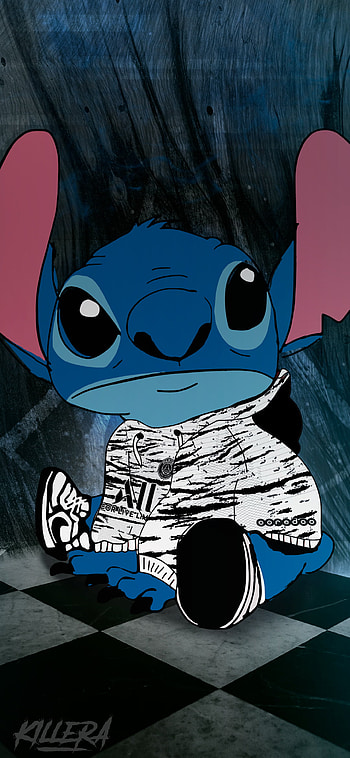 Stitch PSG Black, chamise, taem, Lilo, sports, esporte, Time, Football, Kids, camisa, Disney, França, equipo, France, Neymar, Paris Saint Germain, Killer, Paris HD phone wallpaper