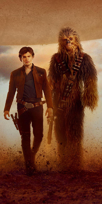 Han Solo, Chewbacca HD phone wallpaper