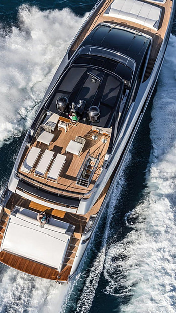 Riva 100 Corsaro, Yacht HD phone wallpaper