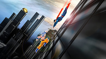 Superman Vs Goku, superman, goku, superheroes, art, artwork, digital-art, deviantart HD wallpaper
