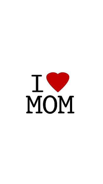 Mom Dad Name, I Love Mom, red heart HD phone wallpaper