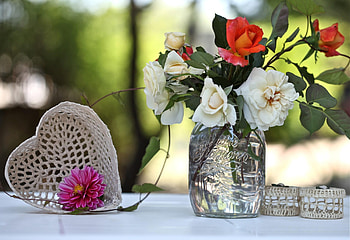 Flowers, Roses, Bud, Bouquet, Box, Vase, Heart, Caskets HD wallpaper