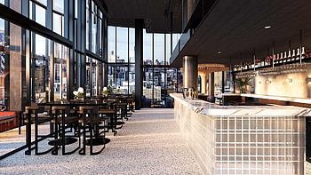 40th floor sky bar, wining and dining, clouds HD wallpaper