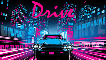 Thrill Ride Outrun Drive , outrun, retrowave, cars, artist, artwork, digital-art HD wallpaper