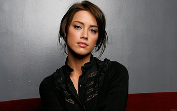 Amber Heard Black Dress, amber-heard, celebrities, girls, dress HD wallpaper