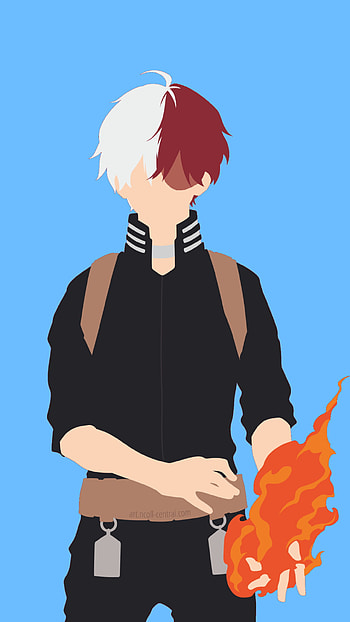 Shoto Todoroki, Anime, My Hero Academia HD phone wallpaper