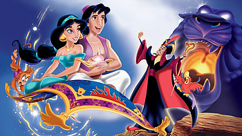 Aladdin , Genie, Magical adventure, Disney movies HD wallpaper