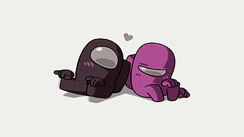 Among Us, Kawaii HD wallpaper