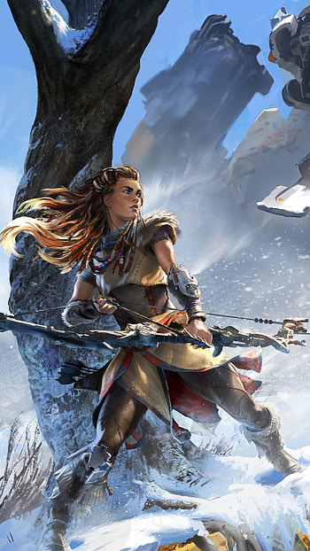 Aloy (Horizon Series), archer, video game, Horizon Zero Dawn HD phone wallpaper