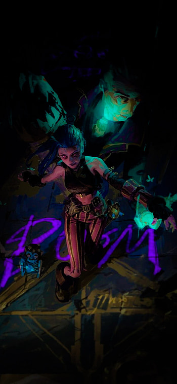 Arcane, Anime, Enemy, Jinx HD phone wallpaper