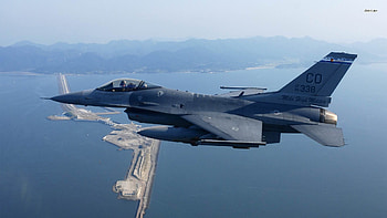 General Dynamics F-16 Fighting Falcon, Falcon, General, Dynamics, F-16, Military, Fighting, Plane HD wallpaper